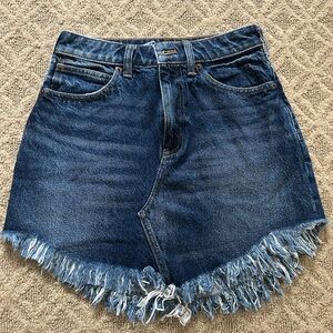 Free People Jean skirt